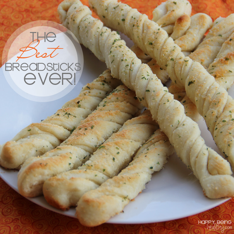 The Best Breadsticks Ever…Seriously! | Happy Being Healthy