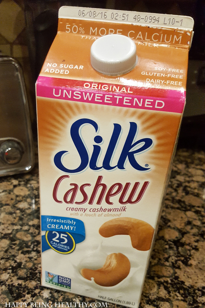 silk cashew milk nutrition